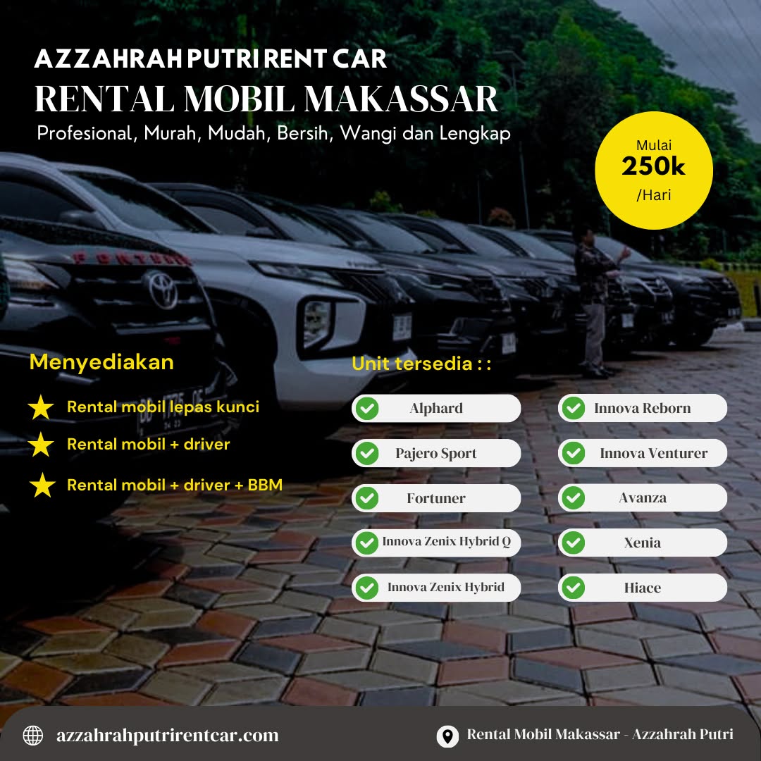 azzahrah putri rent car